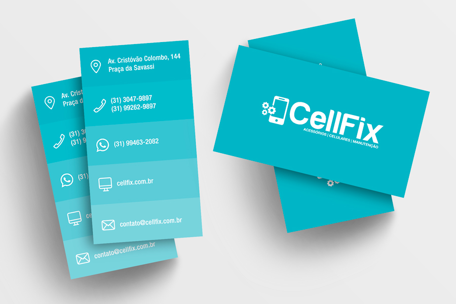 Identidade visual e site CellFix